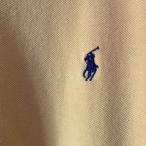 Classic long sleeve yellow polo